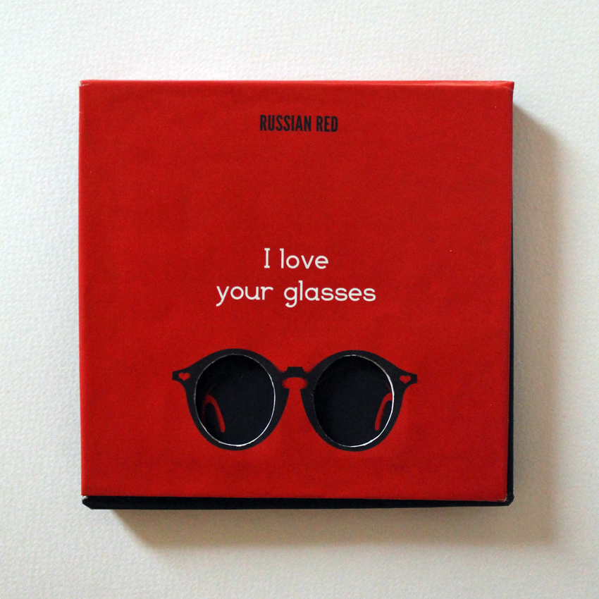 Russian Red i love your glasses album cover album jacket album package Mara mara design mara paragioudaki