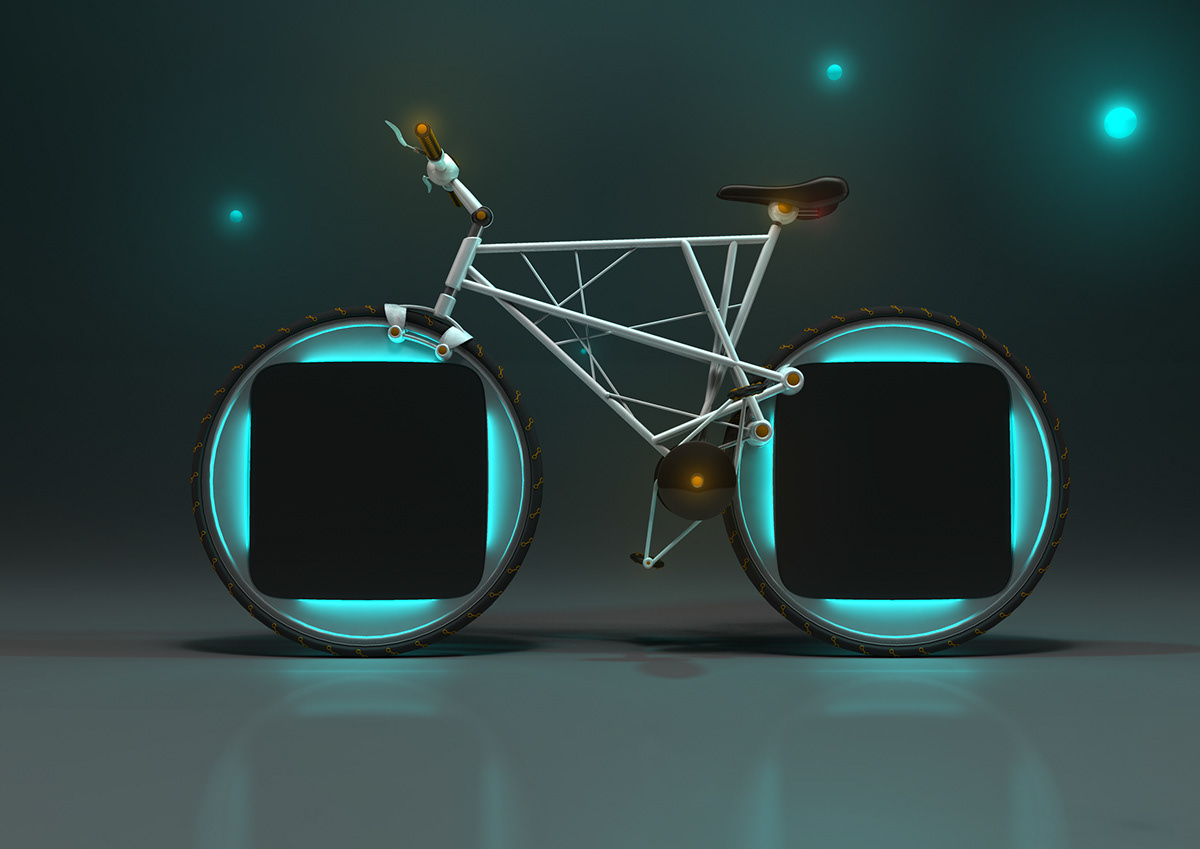 futuristic Bicycle