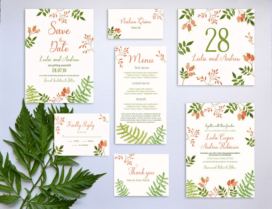 24 Free Wedding Templates In Psd On Behance