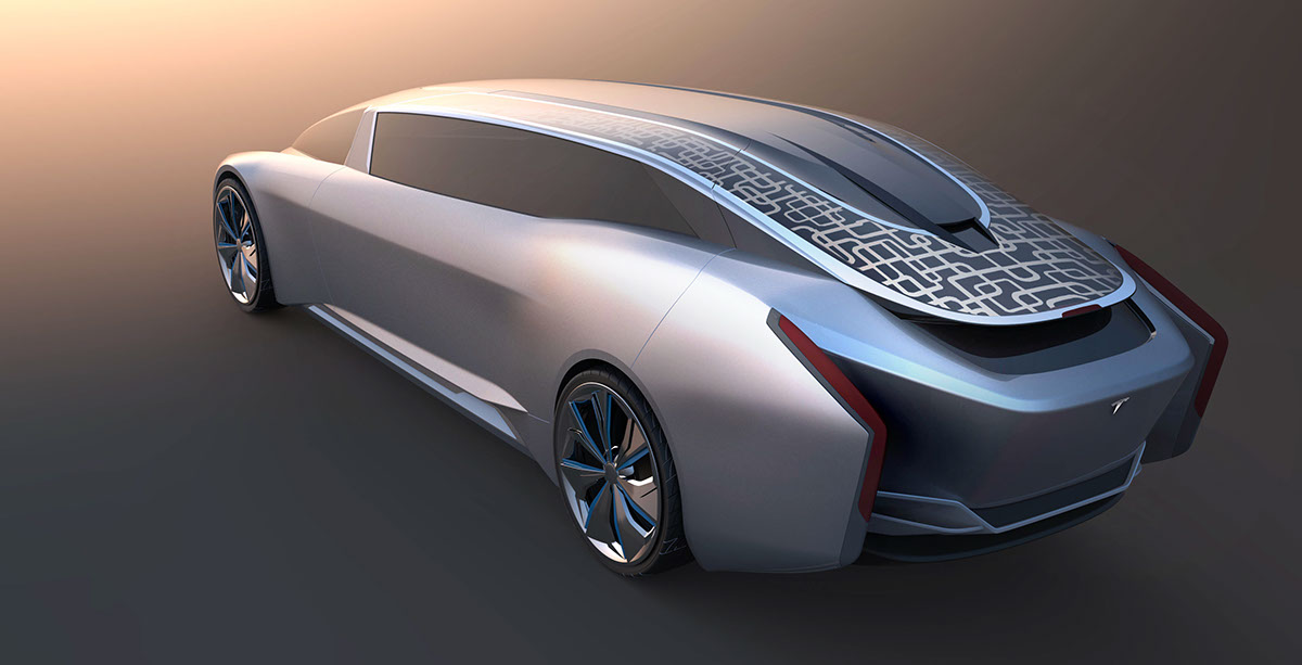 Tesla Motors Flagship Vehicle Model Z on Behance