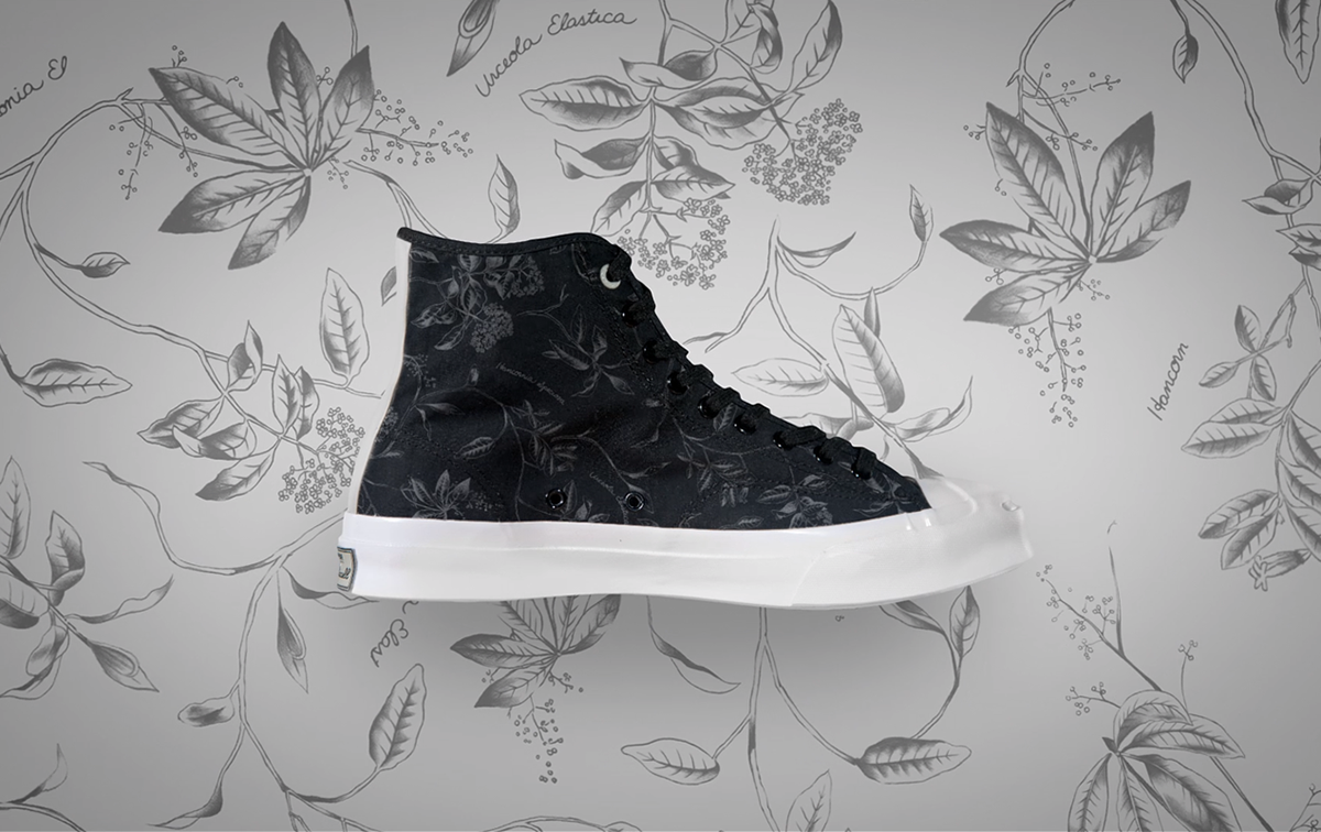jack purcell floral sneakers high top Collaboration