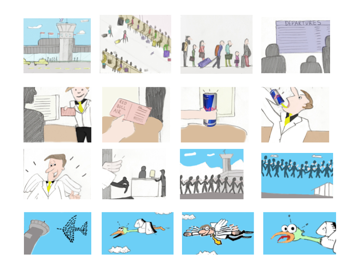 Red Bull Storyboard And Commercial On Behance