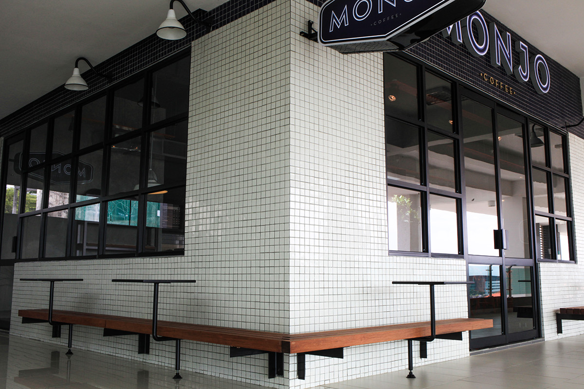 monjo monjocoffee kuala lumpur kl cyberjaya Coffee tea metro underground malaysia identity visual identity brand Interior espresso