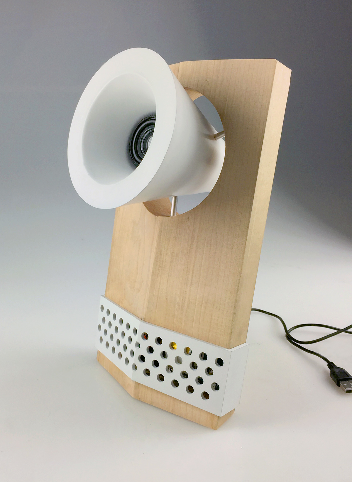 Arduino speaker Audio sound product wood