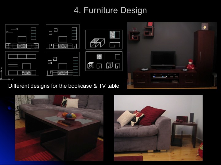 apartment Space Planning design execution Custom furniture custom-made tailored design