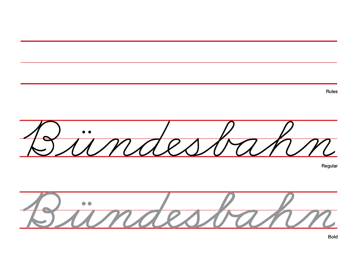 Typeface Developement typeface design type family cursive childrens learning