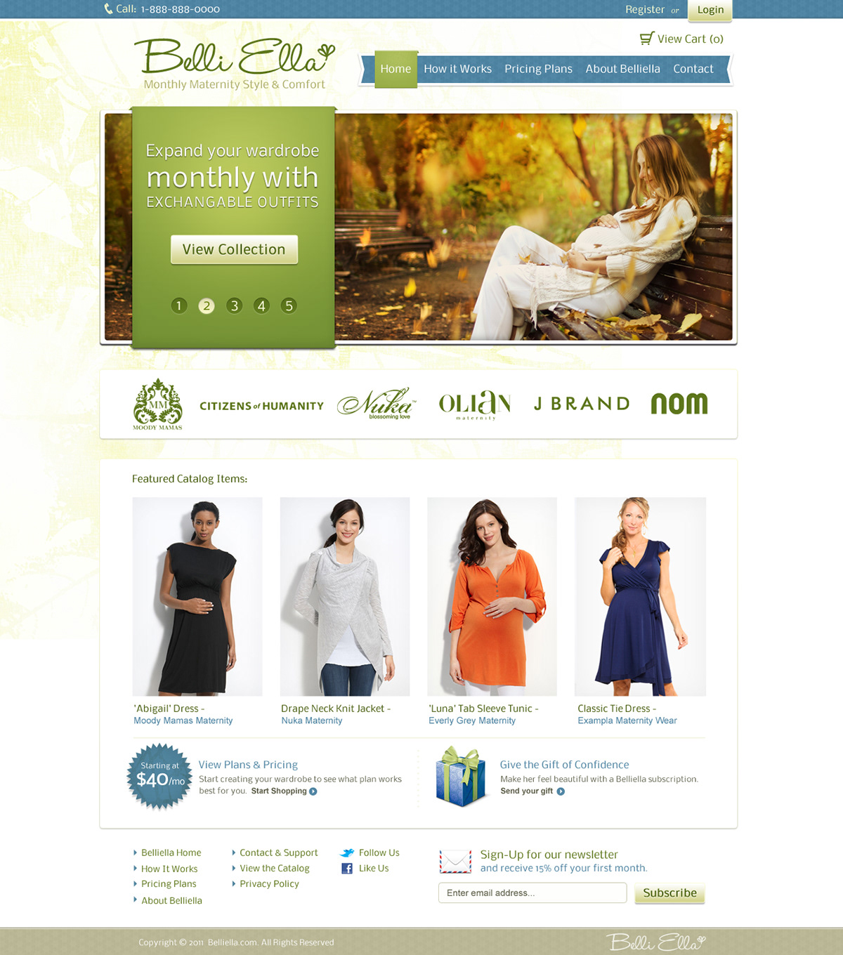Website  maternity  cream  green