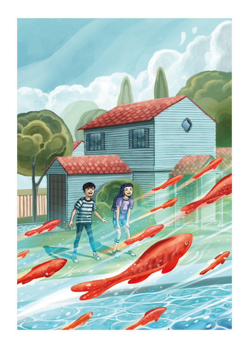 ILLUSTRATION  book editorial ilustración infantil cover fish ilustradores mexicanos