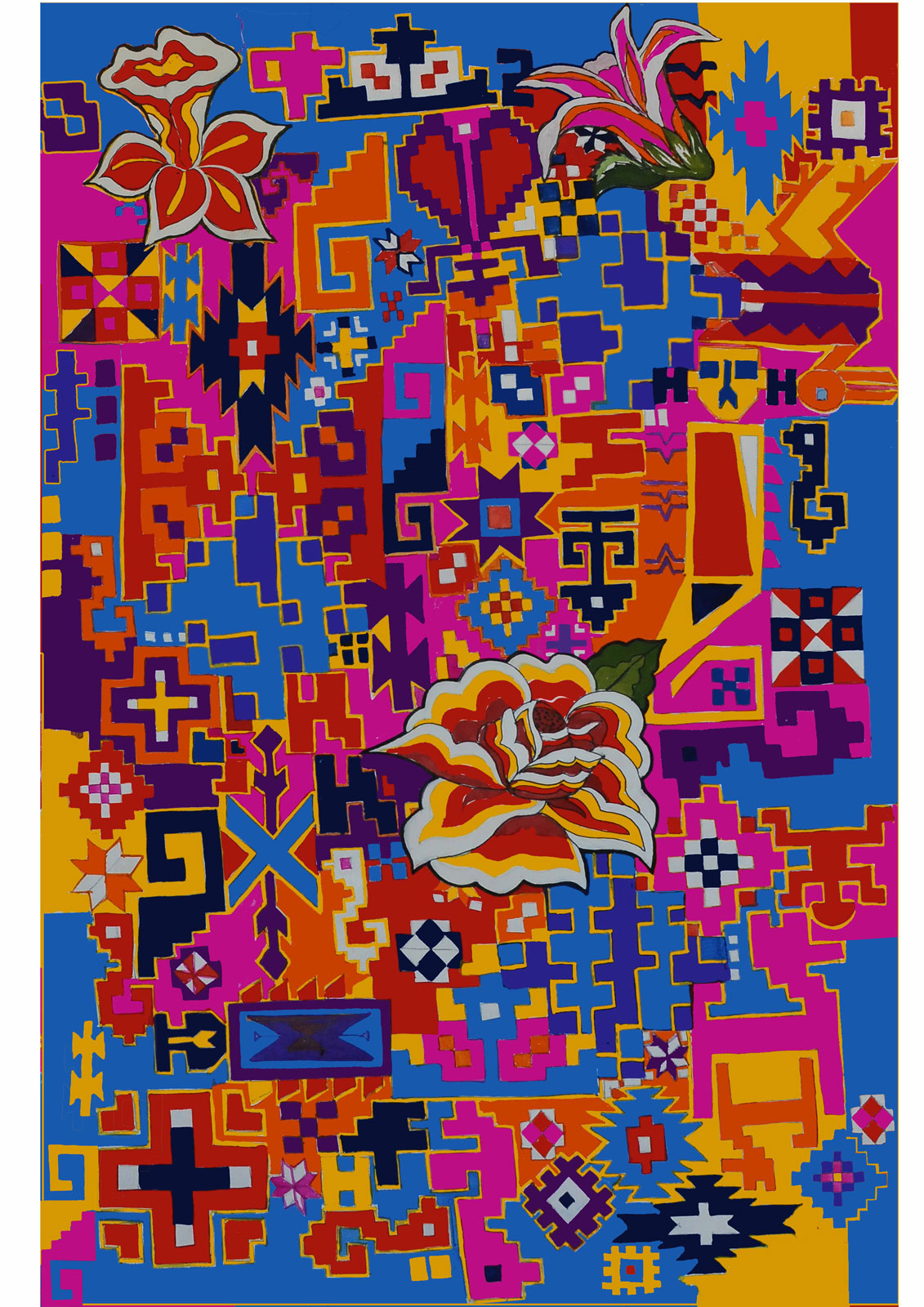 peru mexico South America inca latin american print pattern textile print