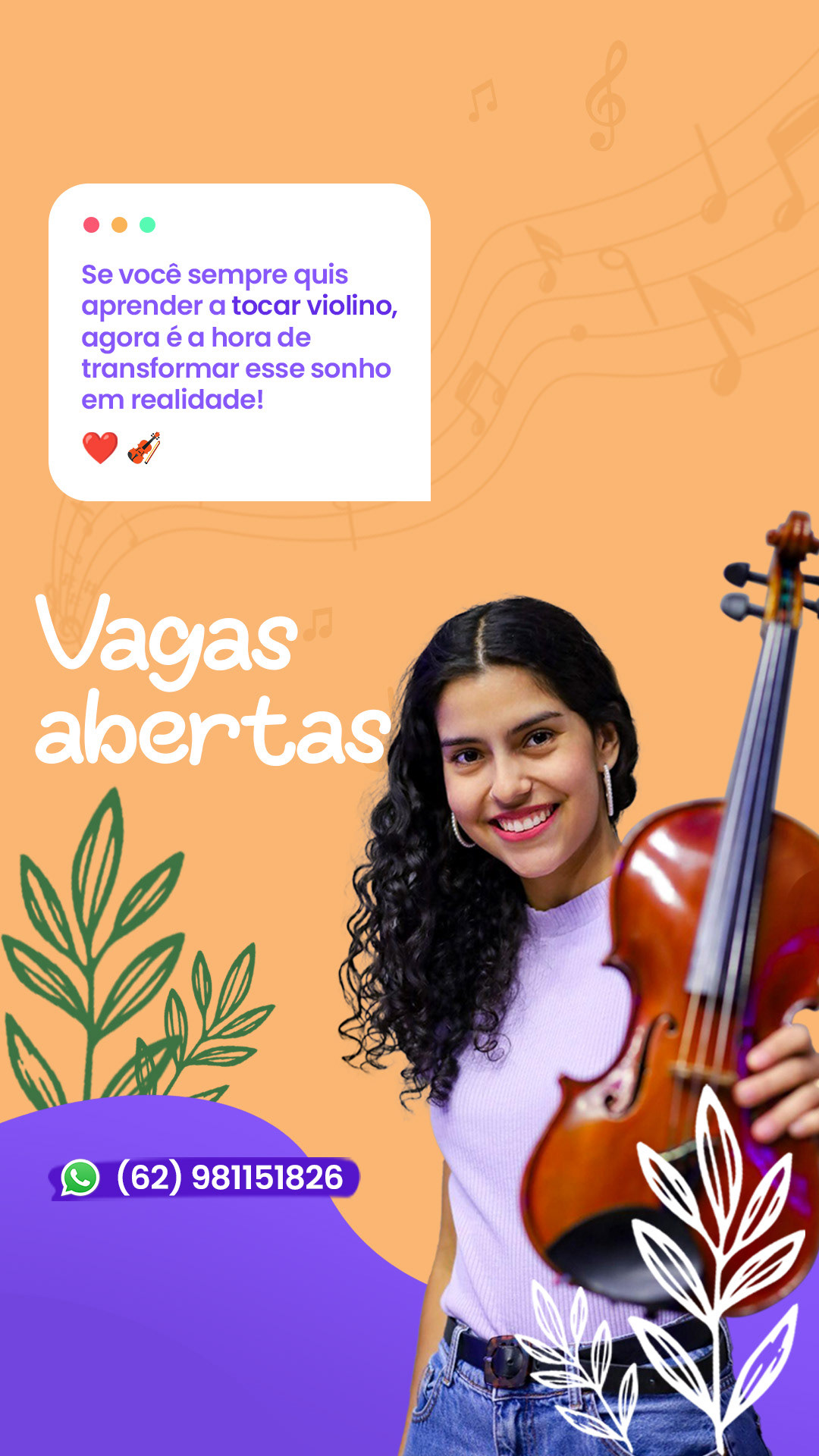 aula de musica aula de violino aulas Musician Poster