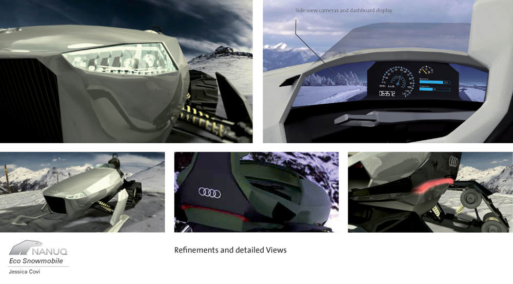 Eco Snowmobile snow transportation Skidoo Sustainable