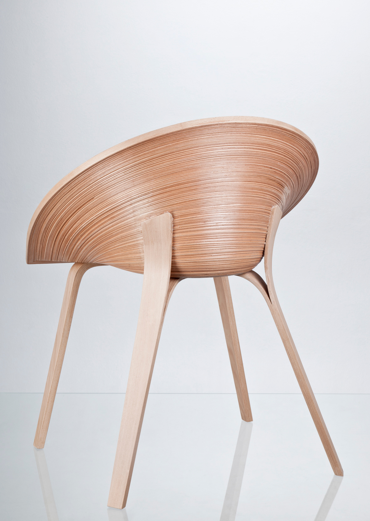 Bunaco chair  sustainable ecofriendly  crafts wooden chair veneer veneer chair tamashii craft and design japanese