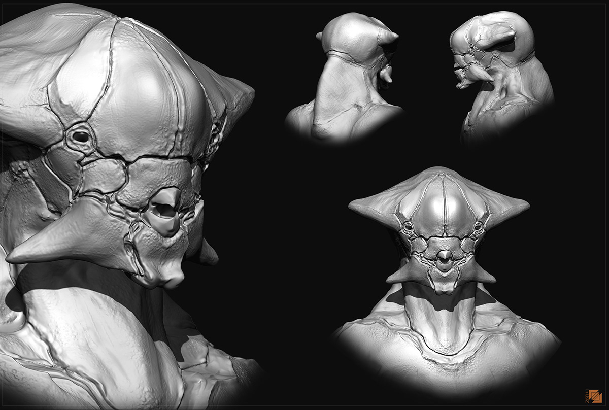 creature Sculpt Zbrush alien