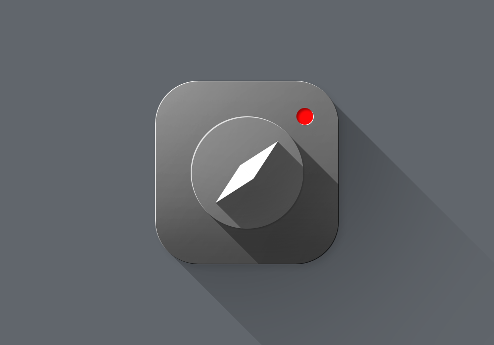 iOS 7  Icons redesign long shadow  exploration 