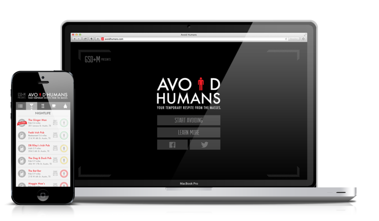 avoid humans GSD&M interactive design Cannes award winning Awards PUBLISHED