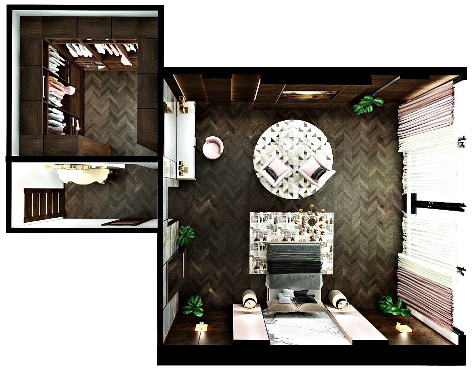 Interior design architecture decor home luxury Kuwait Render visualization