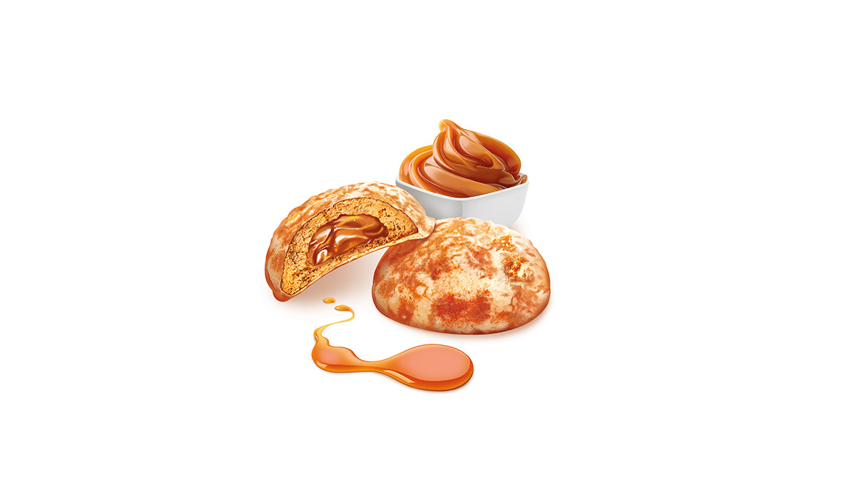 biscuit branding  Food  Gingerbread Label packaging illustration photorealism Realism realistic waffle