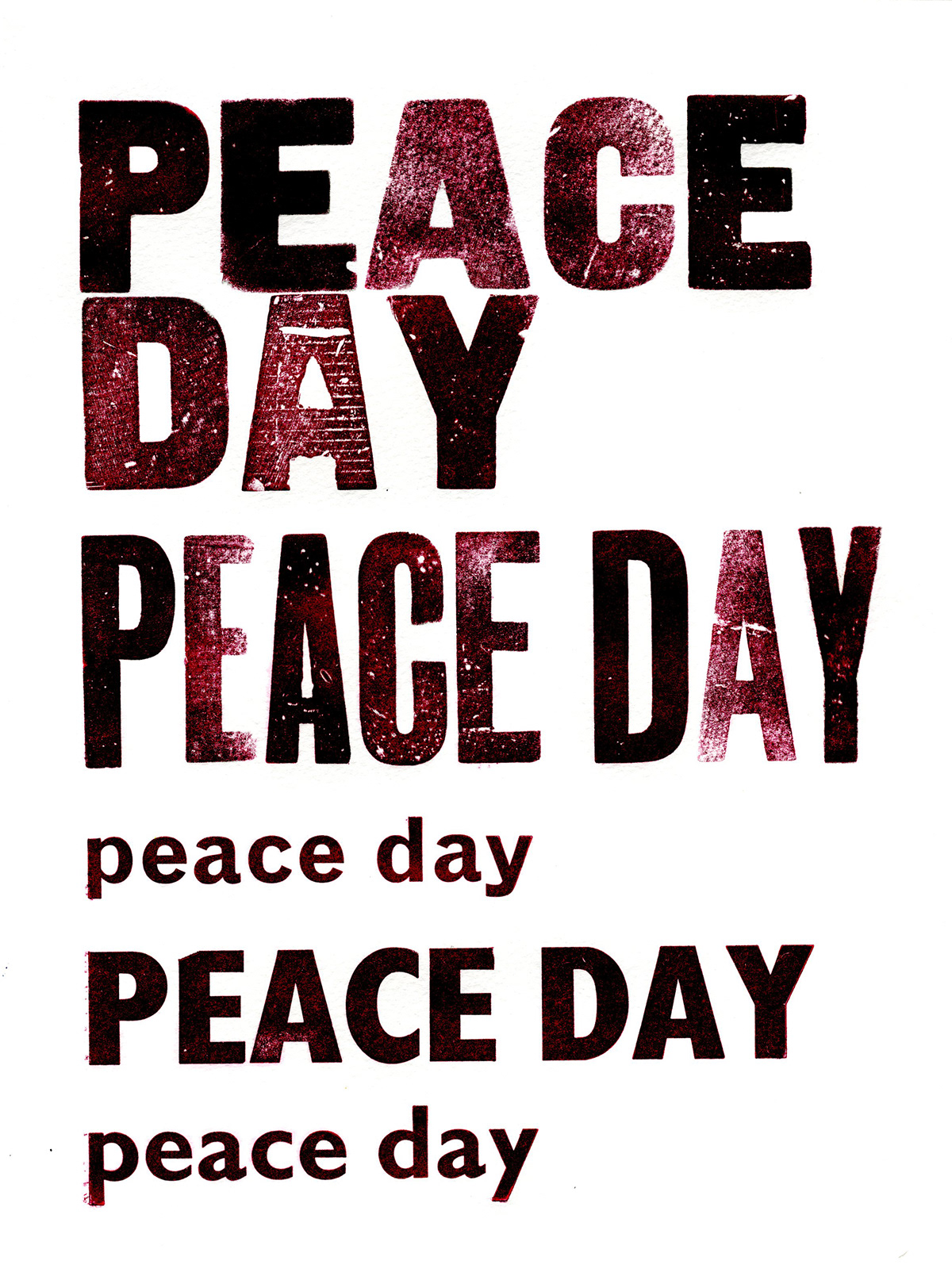 peace one day Issue awareness graphic design  typography   Advertising 