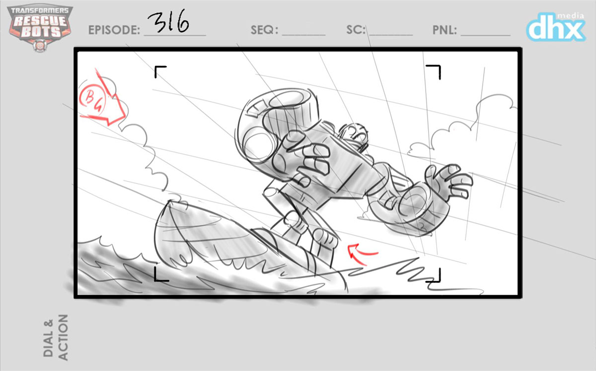 Storyboards Transformers Rescue Bots