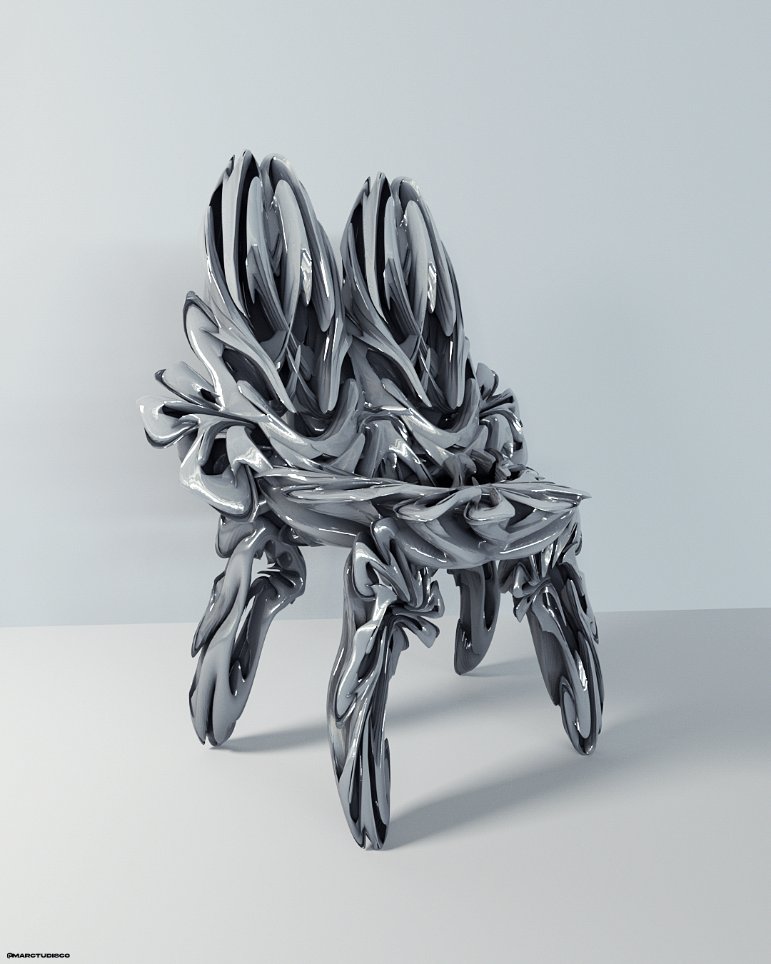 3D architecture artist CGI chair concept digitalart furniture Interior surrealism