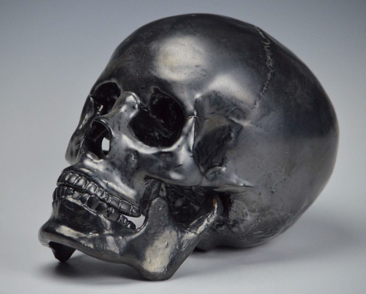 Adobe Portfolio skulls ceramic art sculpture Pop Art
