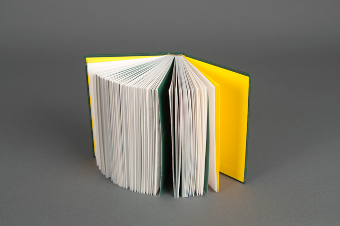 Adobe Portfolio binding book dictionary handmade Ecal