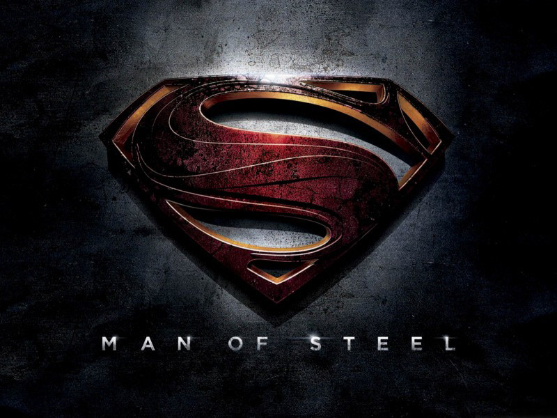 danny phantom  Man of Steel logo