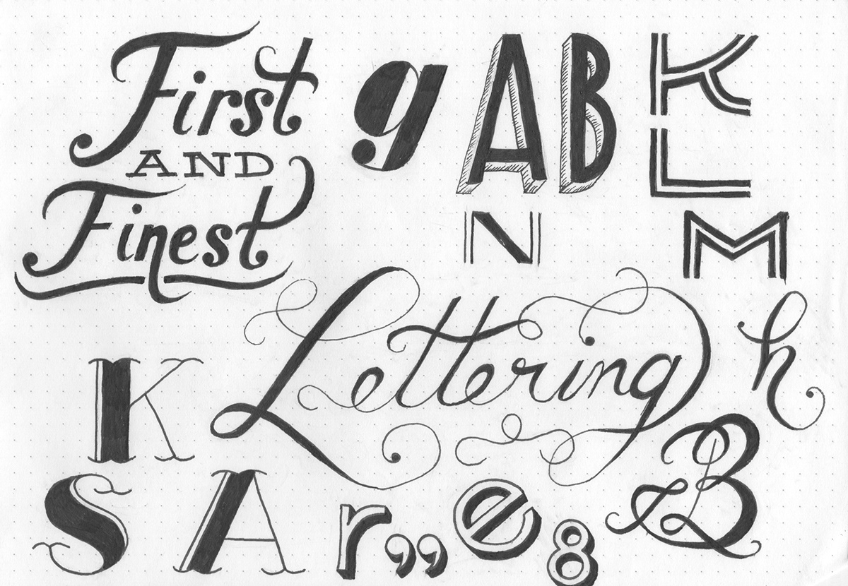 lettering hand drawn type sketch book doodle