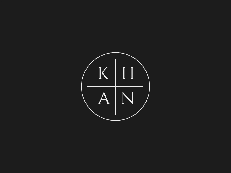 khan logo khan logo self branding IITH mdes DoDIITH