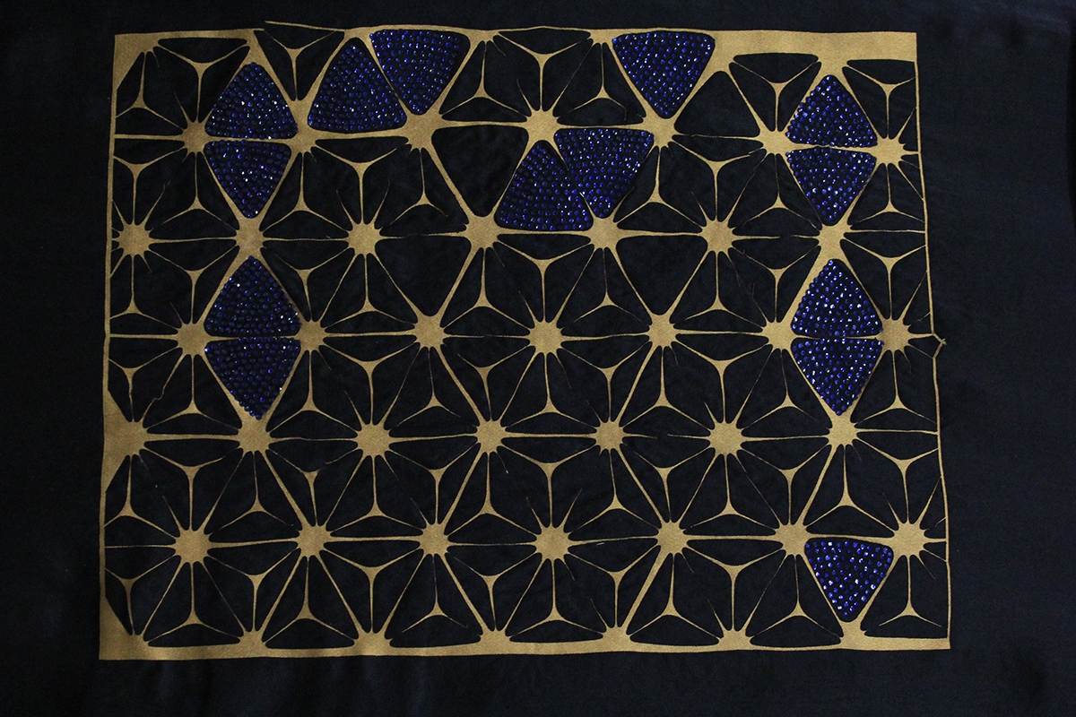 #lasercut #Persian Archtecture #Geomatic Shapes #lines A Story of magical laser wand on fabric