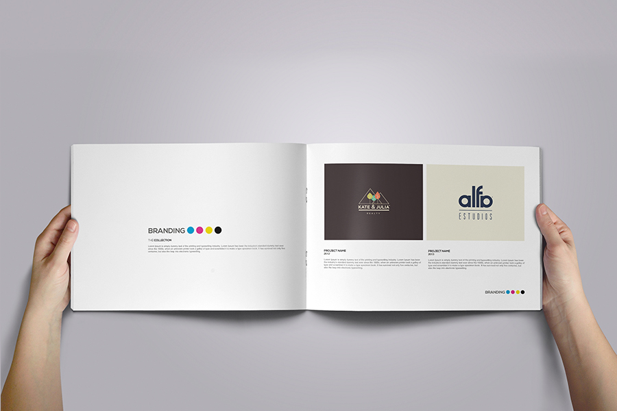 297x210 a4 agency art book Booklet brochure minimal modern photo portfolio Project Resume showcase simple
