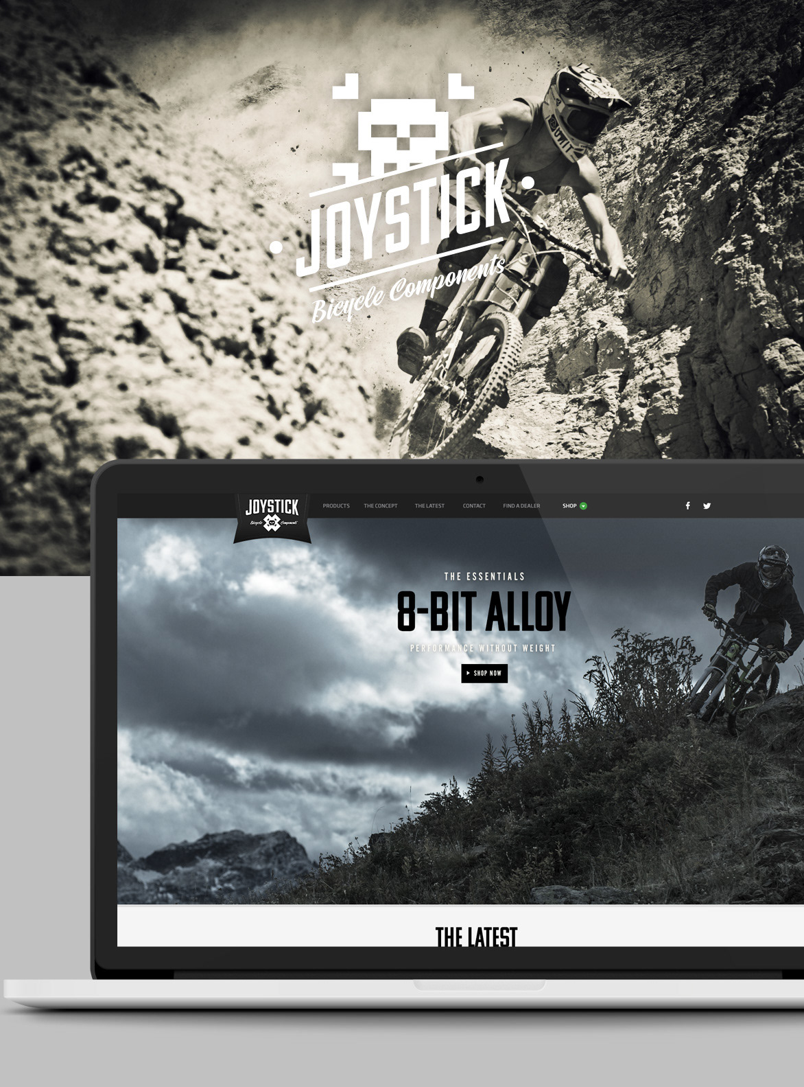 joystick mountain bike action sports full screen wordpress