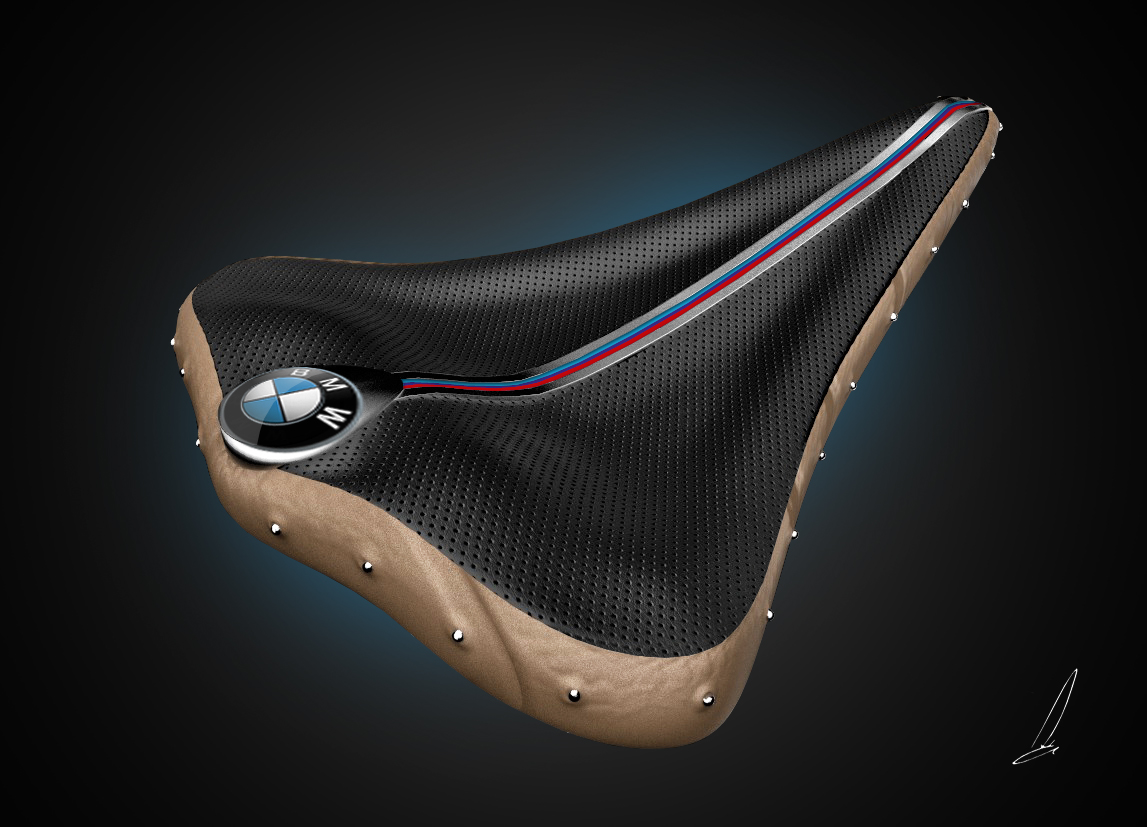 BMW motorcycle industrial product design 3D art