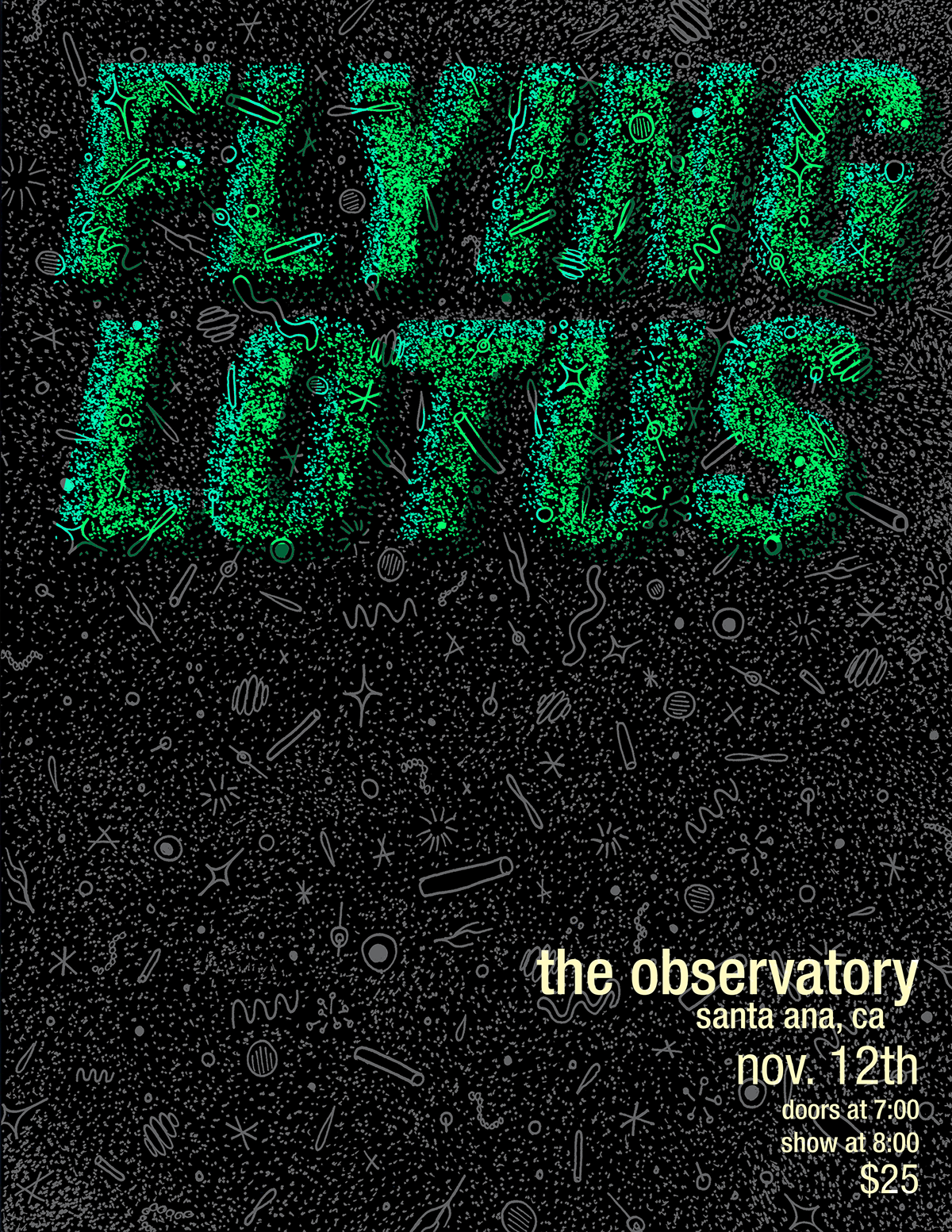 Flying lotus flylo poster Poster Design The Observatory