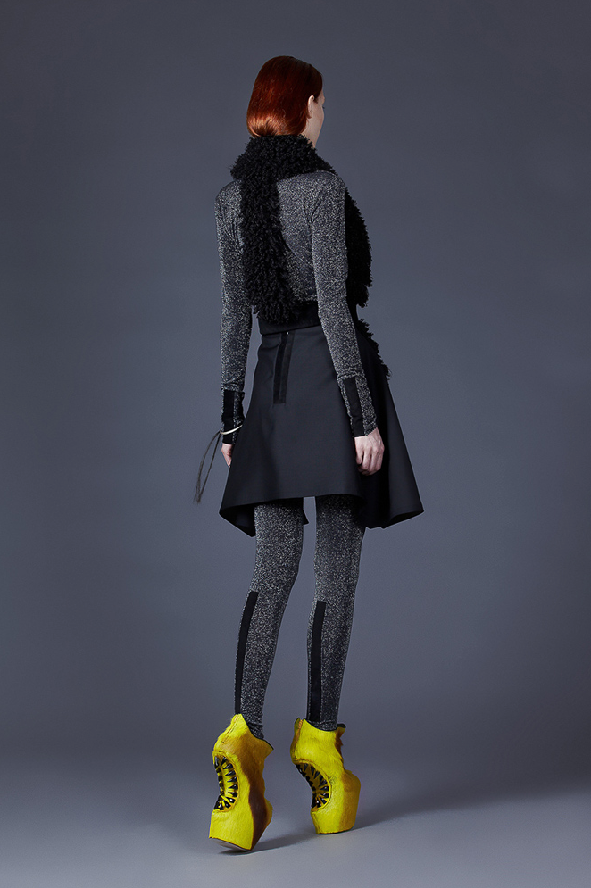 sergiotoro homoconsomatus Collection designer footwear heelless shoes Fur models avantgarde luxury exclusive