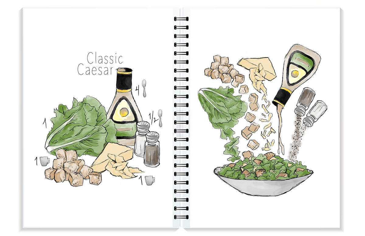 informationgraphics cookbook SaladCookbook