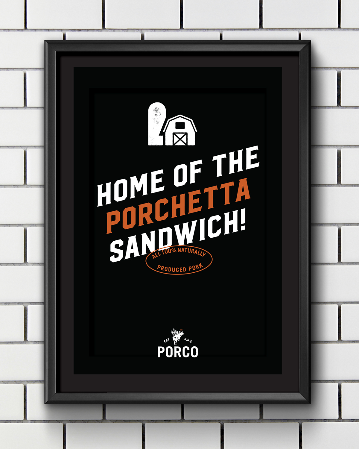 restaurant pork Montreal ILLUSTRATION  brand Logo Design brand identity logo visual identity graphic design 