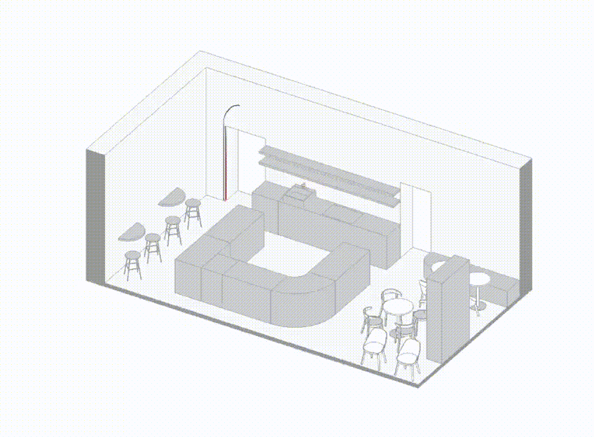 architecture design inerior design Cafe design bakery visualization restaurant Interior cafe interior restaurant design