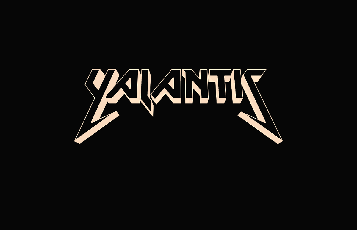 rock mobile metal yalantis hard print development party stickers black