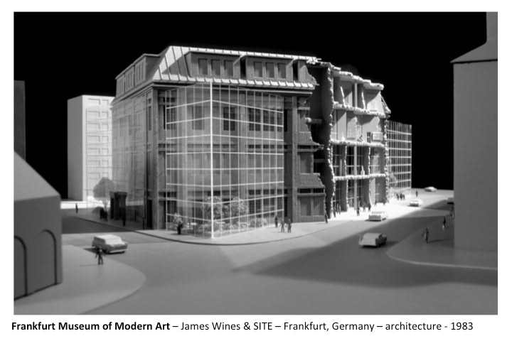 James Wines site Frankfurt museum germany