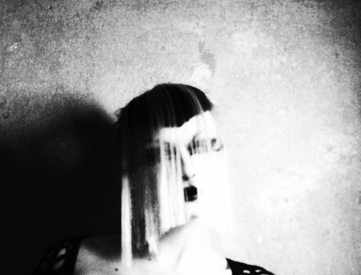 degenerotika selfportrait black and white shadow Silhouette dark smoke