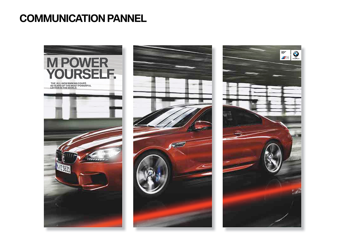 BMW M6 print teaser car automotive   action pack