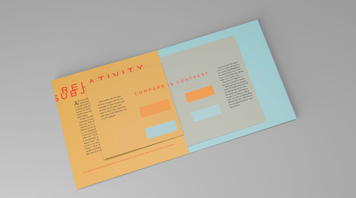 relativity color Booklet josef albers