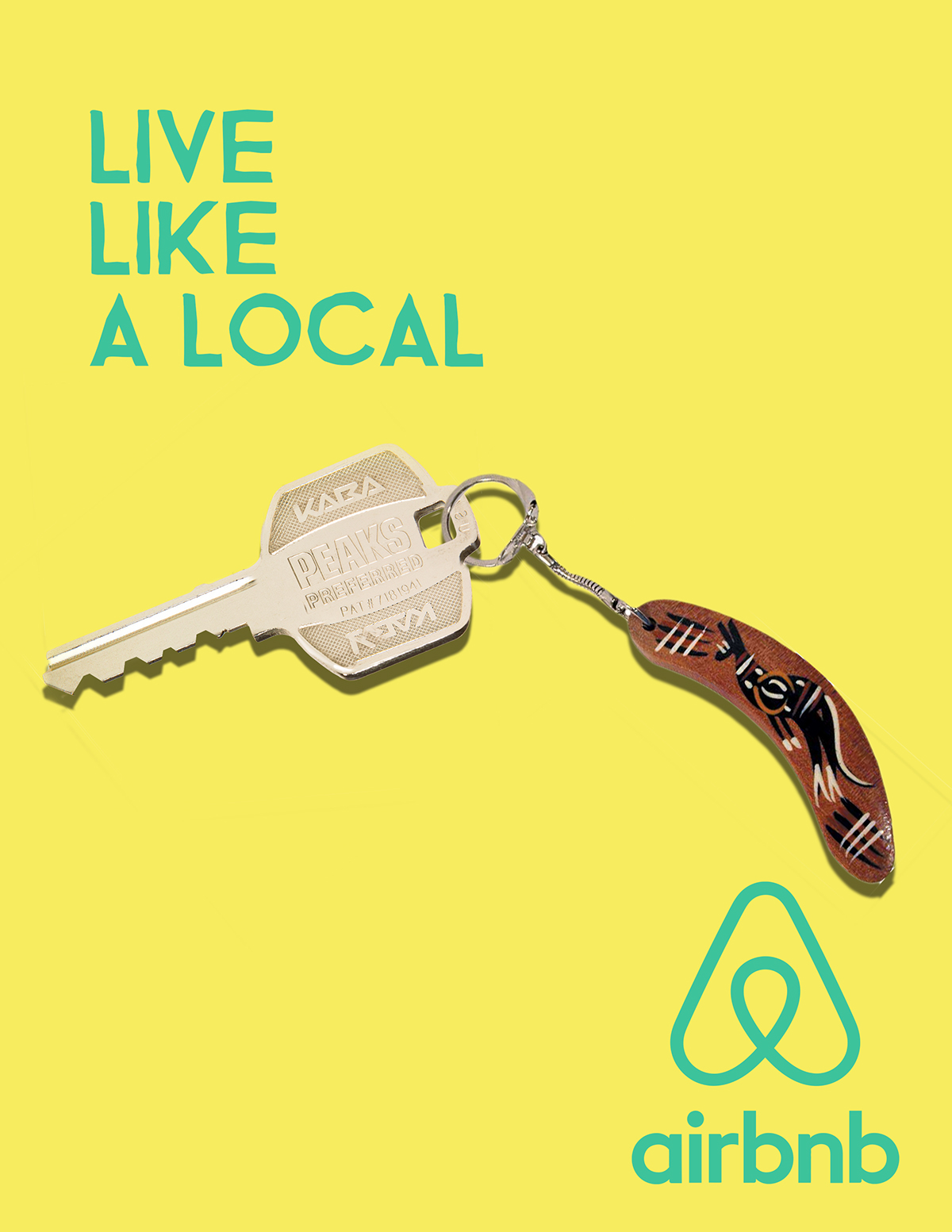 airbnb poster Advertising  art direction  Travel graphic design 
