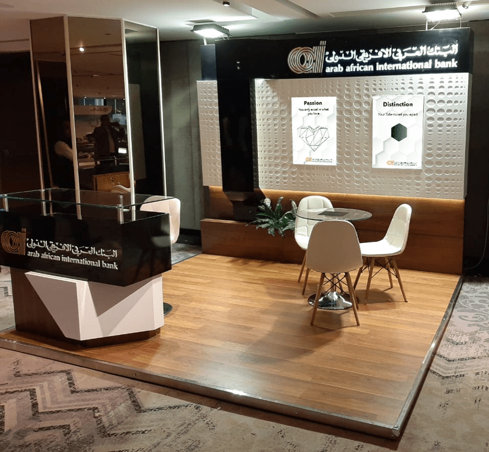 Bank booth design