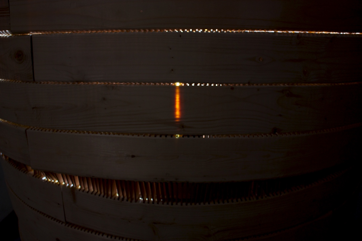 enclosure wood Kerf Bending Joinery Performance lighting