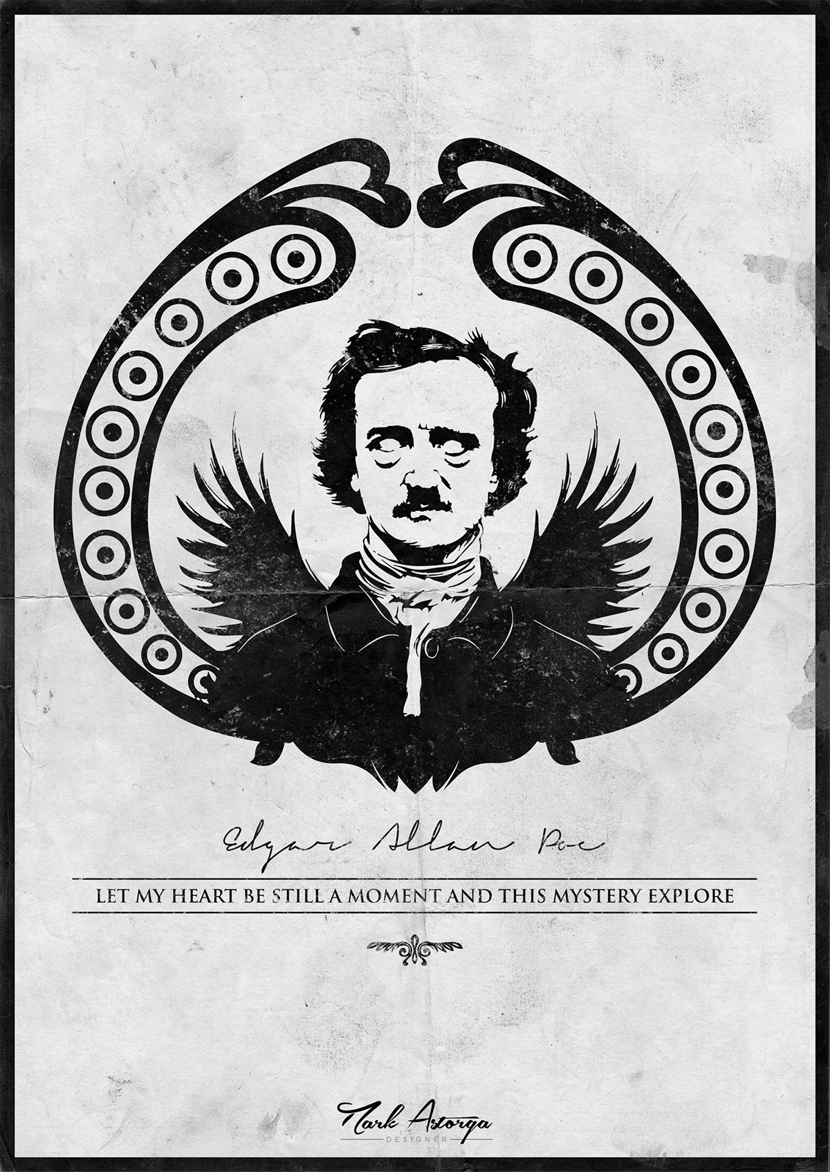 Edgar allan Poe graphic design poster art
