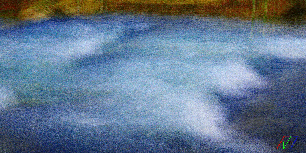 Chrono-chorotic rapids water waves river