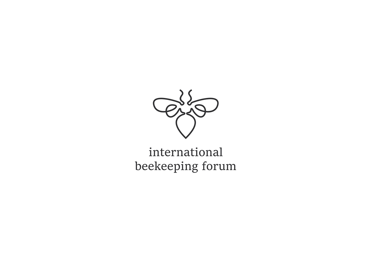 logo Logotype brand bee beekeepers Dushanbe forum