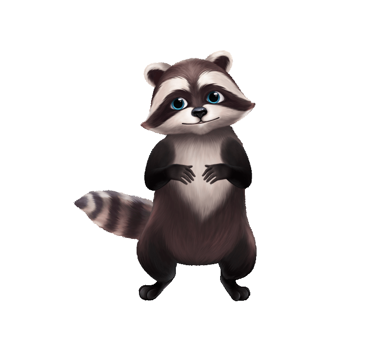 Raccoon: Spine 2D animation on Behance